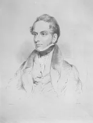 Decimus Burton, Lithographie von Maxim Gauci, ca. 1830-35